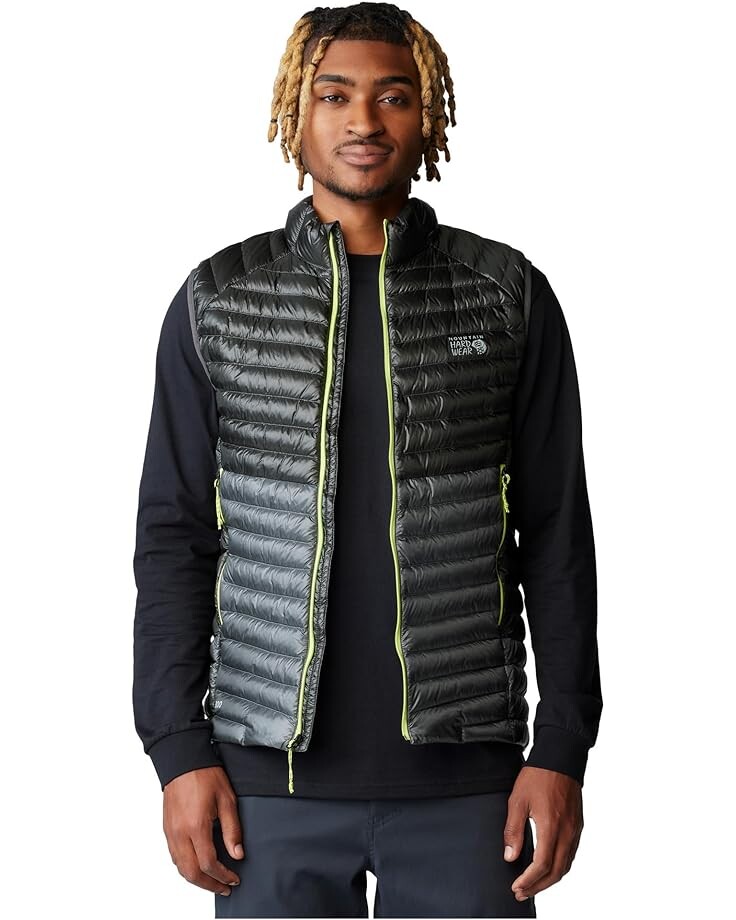 

Утепленный жилет Mountain Hardwear Ghost Whisperer Vest, цвет Volcanic/Foil
