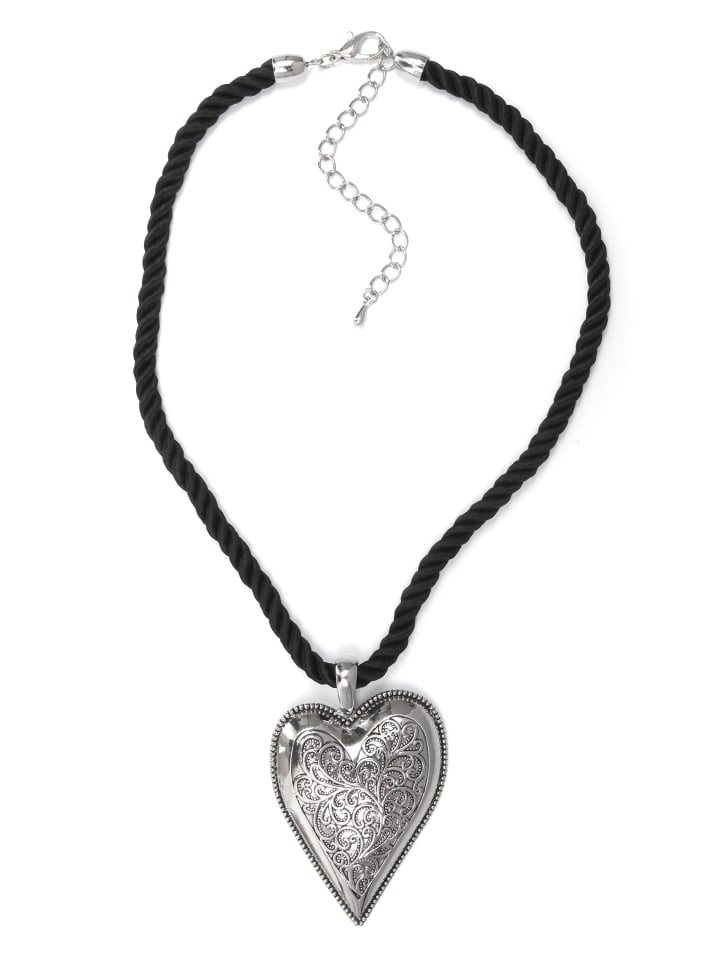 

Allgäu Rebell Колье для дирндля "Traude" черного цвета