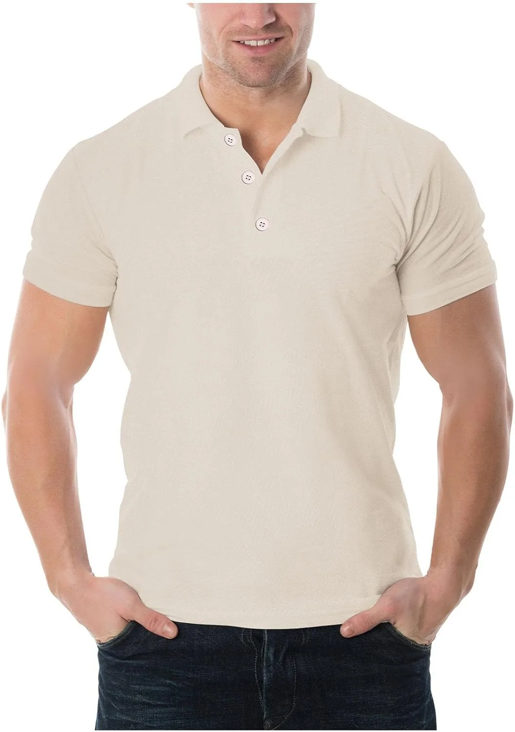 

Мужская футболка для гольфа с коротким рукавом Classic Fit Stretch OSFVNOXV