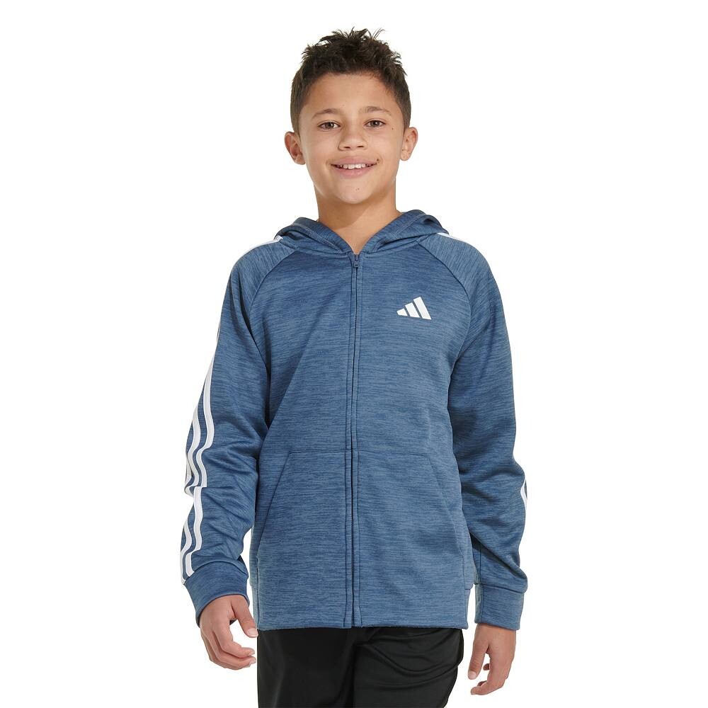 

Куртка adidas Game & Go с капюшоном для мальчиков 8–20 лет в цвете Regular и Husky Adidas, цвет Preloved Ink Heather