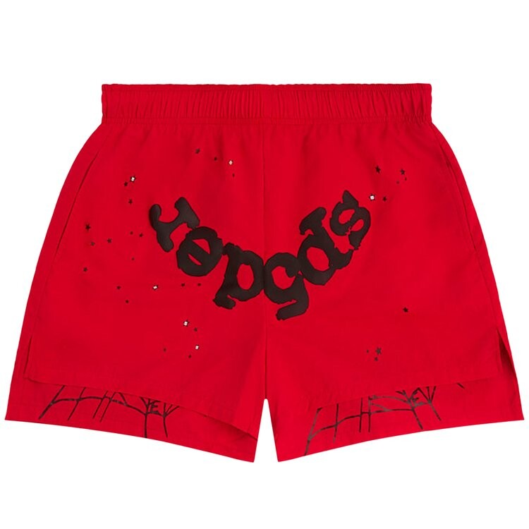 

Шорты Sp5der OG Web Double Layer Short, красный