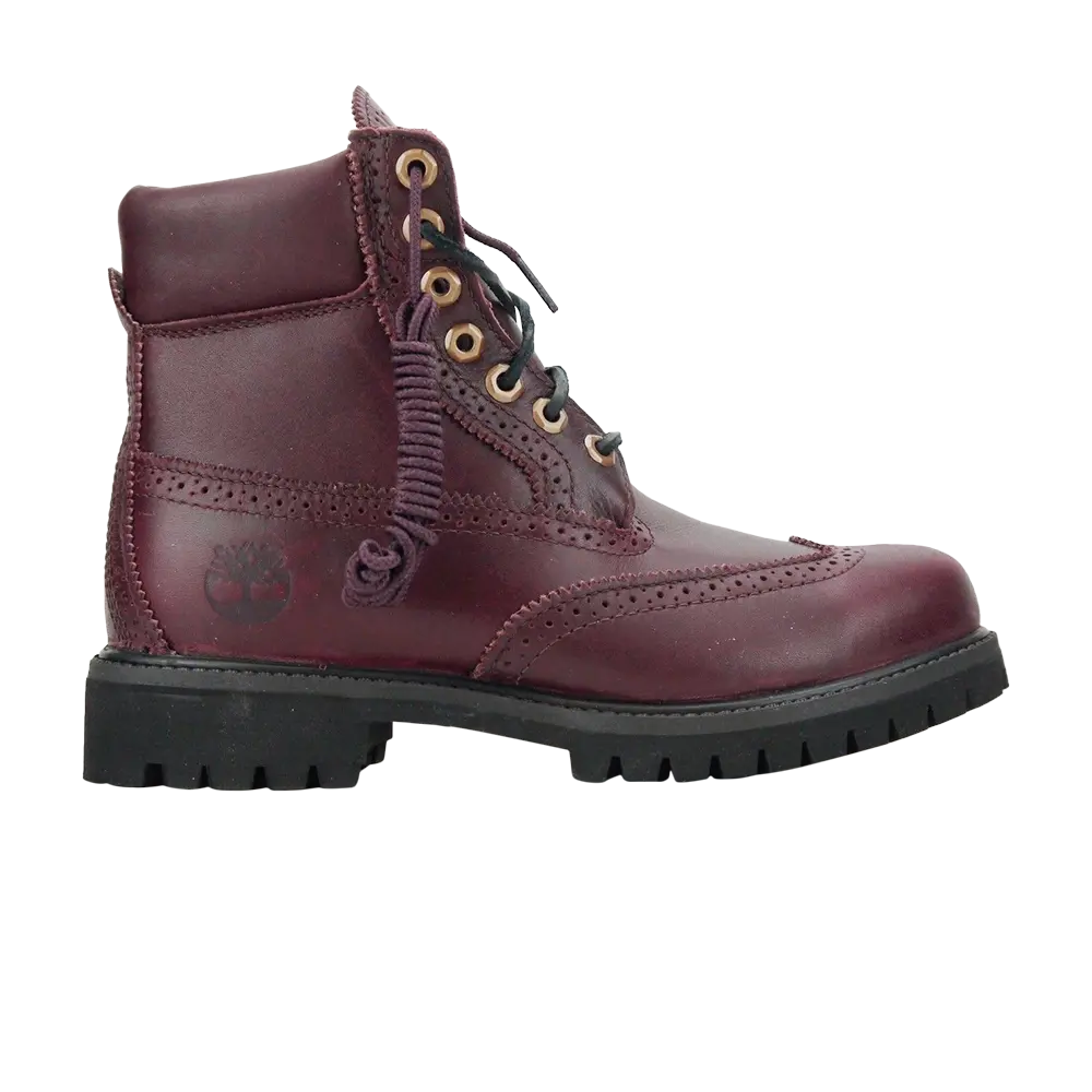 Ботинки Timberland Premium 6 Inch Brogue, красный