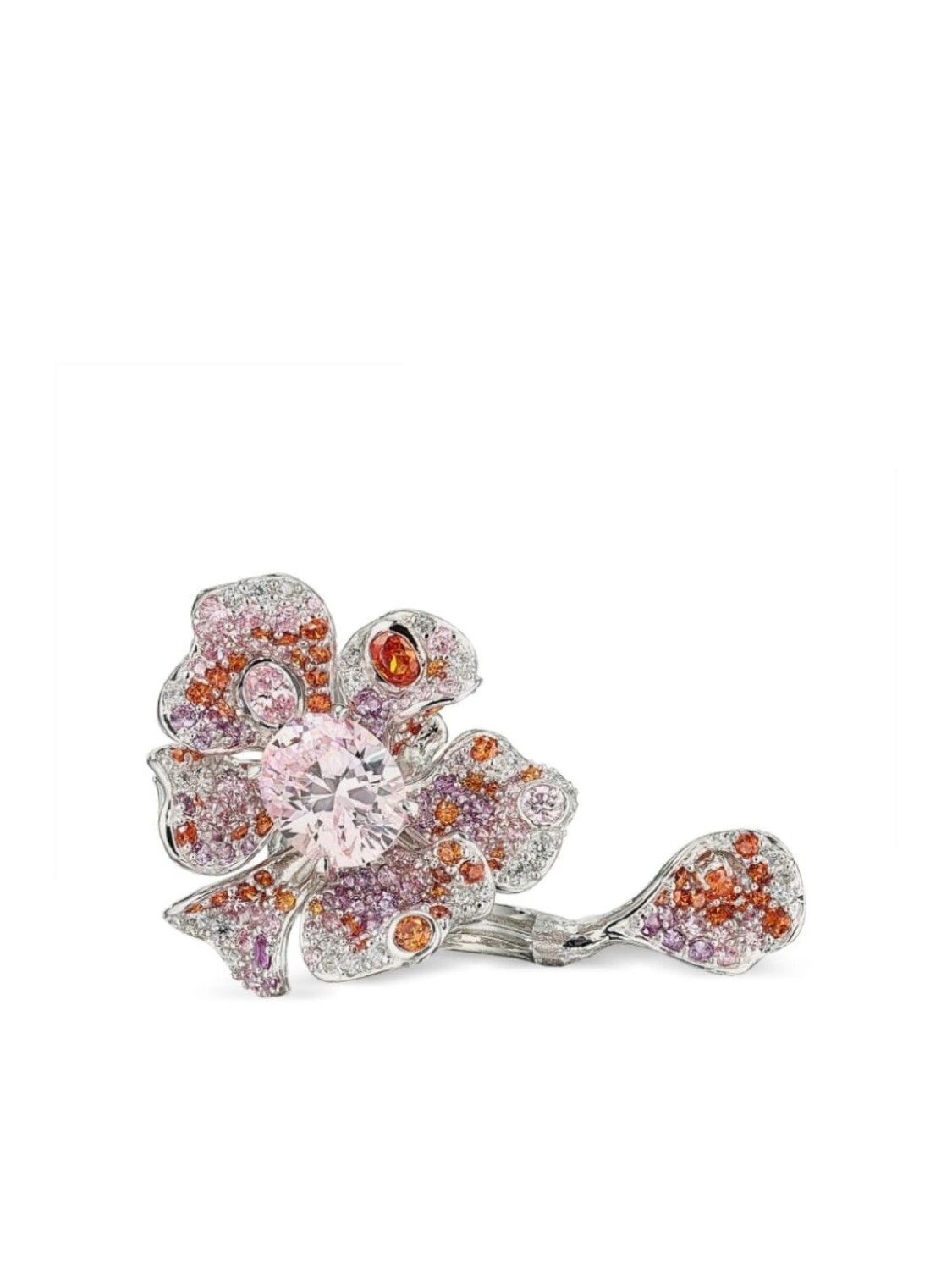 

Кольцо Pale Rose Peony из розового золота с бриллиантами и сапфиром Anabela Chan, розовый