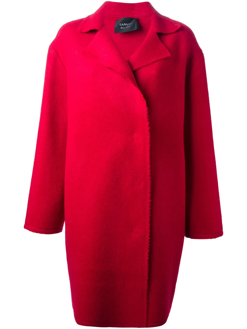 

Однобортное пальто Lanvin, красный