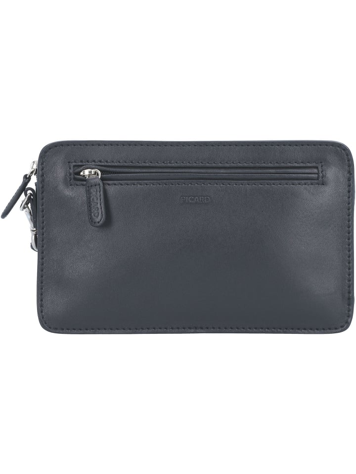 

PICARD Кожаная наручная сумка Toscana, 23 см, черного цвета