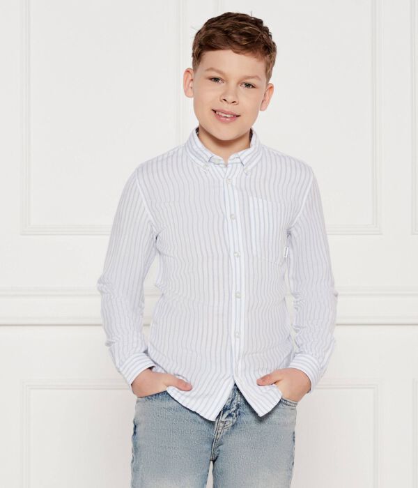 

Льняная рубашка Regular fit Tommy Hilfiger, синий