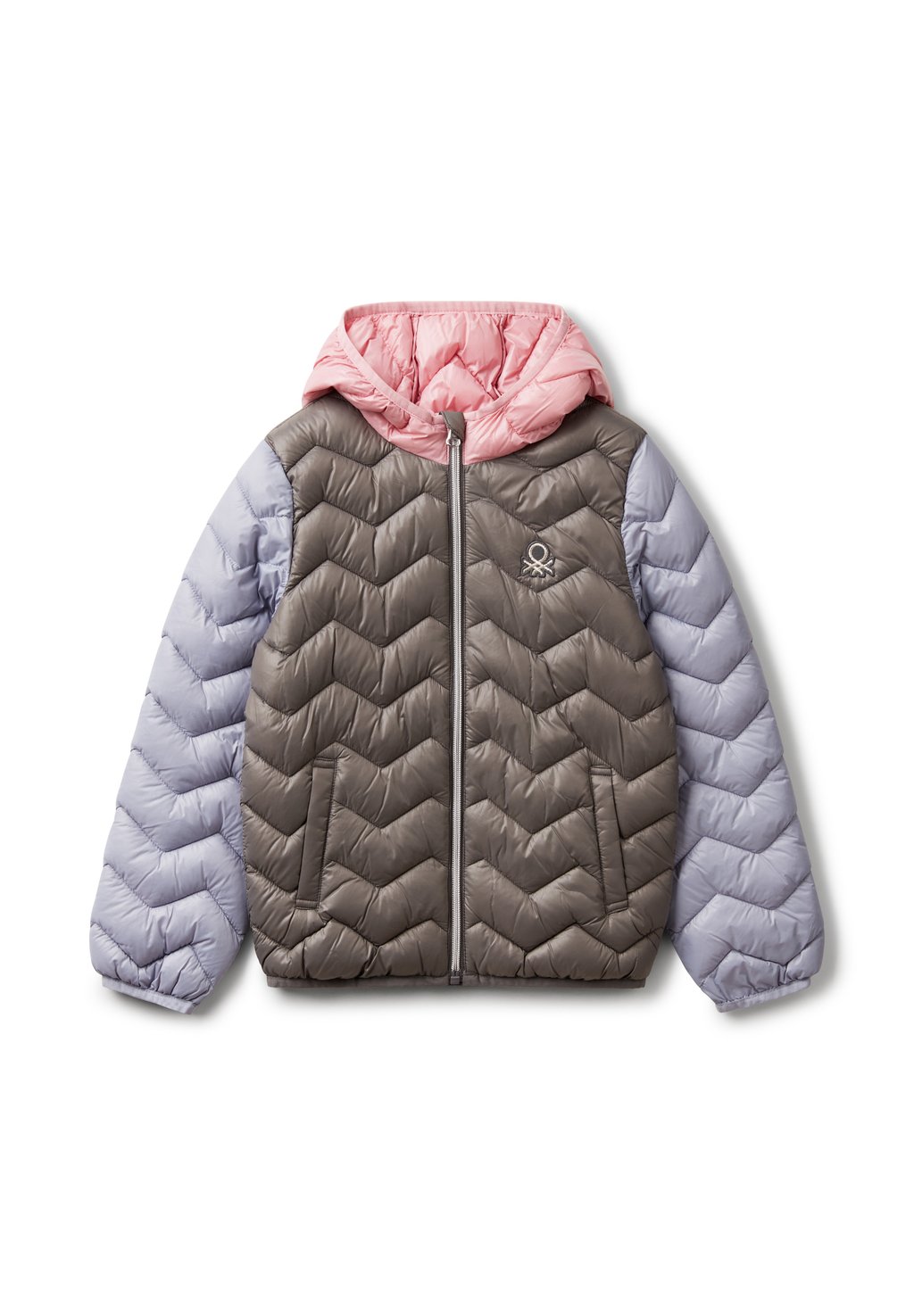 

Зимняя куртка PADDED WITH HOOD United Colors of Benetton, мультиколор