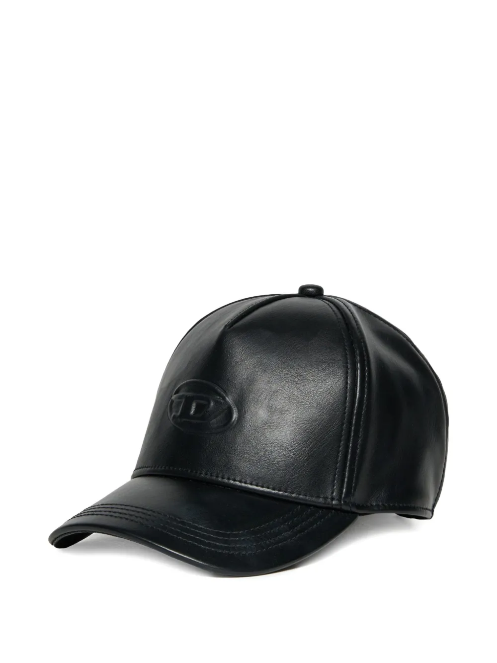 

Кепка из искусственной кожи Diesel Kids, черный