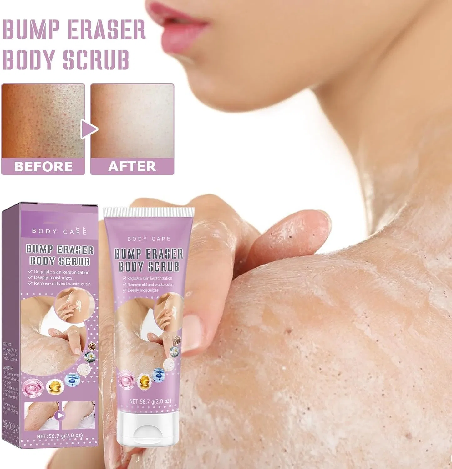 Скраб для тела Bump Eraser с отшелушивающим эффектом, 10% формула — фото 3