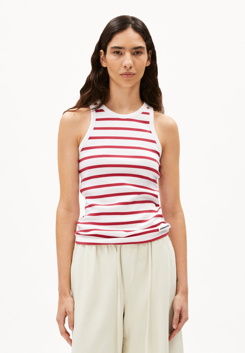 

Топ KANITAA STRIPES ARMEDANGELS, цвет White Coral Blush
