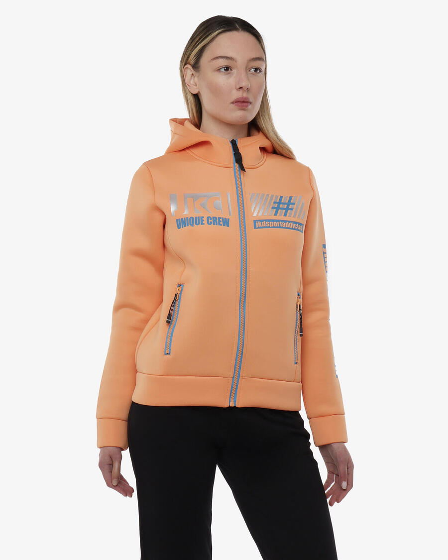 

JAKED Женская синтетическая фитнес-толстовка Papaya