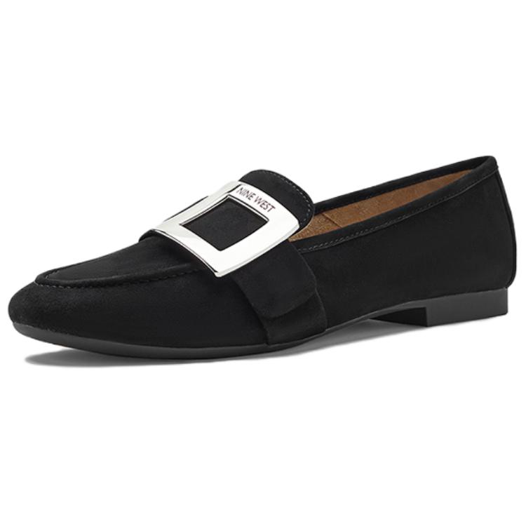 NINE WEST Женские лоферы черно-светло-коричневые, цвет Light Brown — фото 4