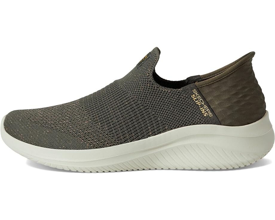 Кроссовки SKECHERS Martha Stewart Ultra Flex 3.0 - Neptune Hands Free Slip-Ins, оливковый — фото 4