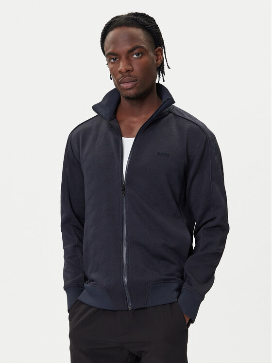 

Свитшот regular fit Mirror 50549706 Boss, синий