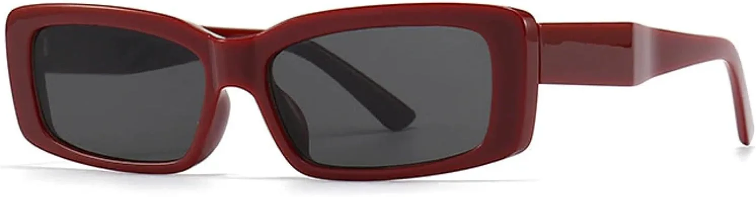 

Солнцезащитные очки с защитой от УФ-излучения UV400 | Женские, маленькие, светло-серые, для занятий спортом на открытом воздухе и вождения DSVIGF, Red Gray