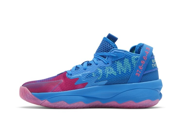 Кроссовки Adidas Dame 8 J, синий — фото 3