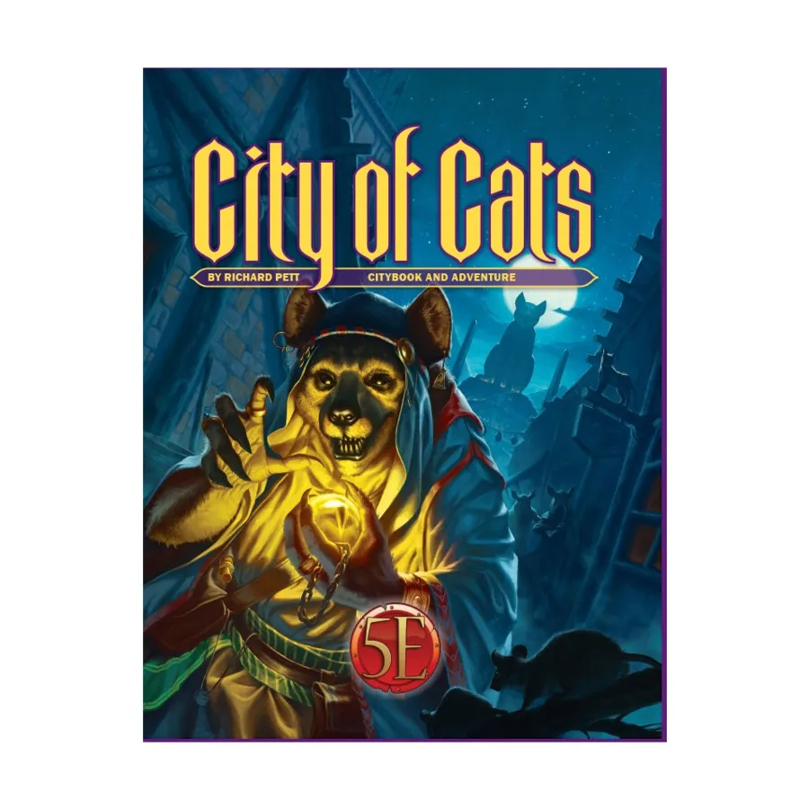 

City of Cats, 5th Edition Dungeons & Dragons (Kobold Press), твердый переплет