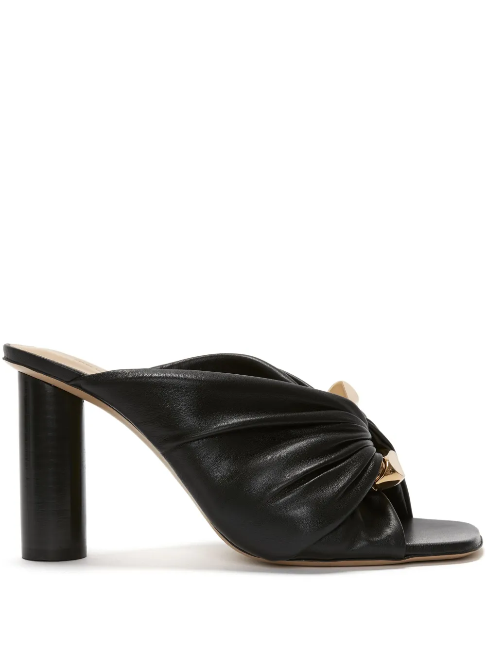 Мюли Corner со сборками JW ANDERSON, черный