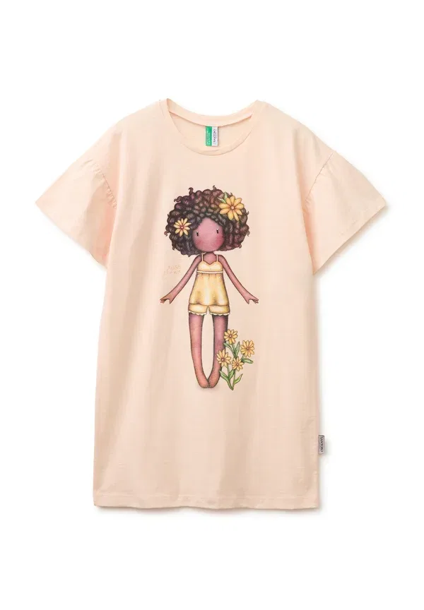 Ночная рубашка Santoro gorjuss nightgown.. nightie United Colors Of Benetton, розовый