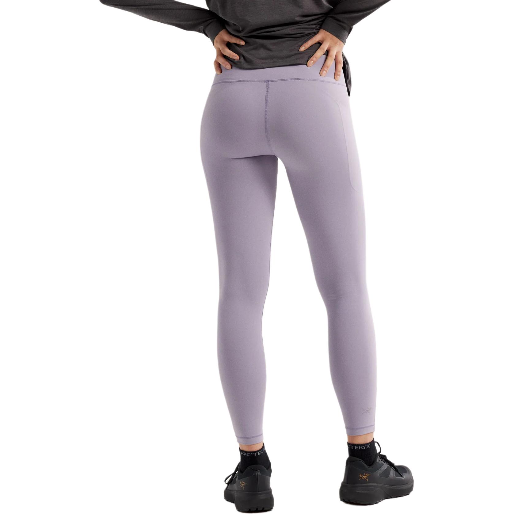 Женские спортивные брюки Arcteryx черные, цвет Rock Frost Purple/Velocity — фото 2