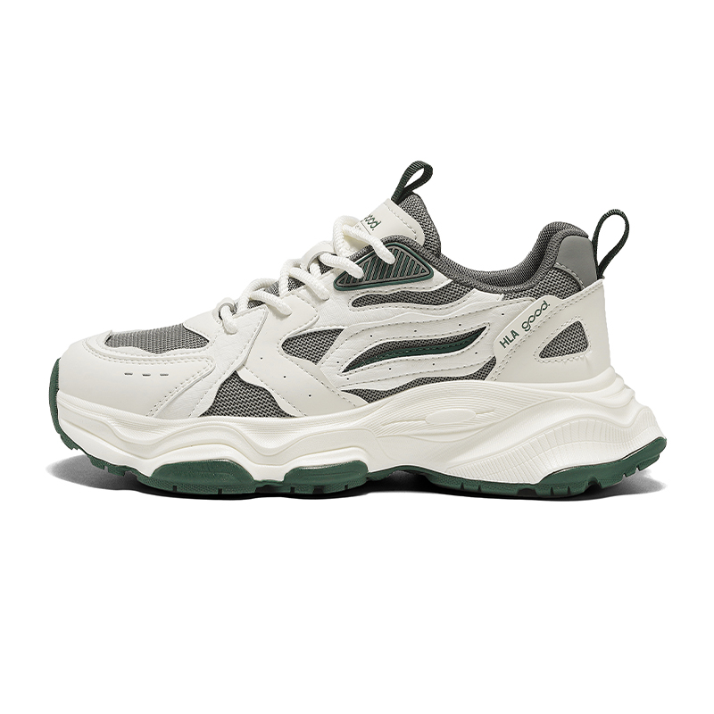 

Низкие массивные кроссовки мужские HLA, White Gray
