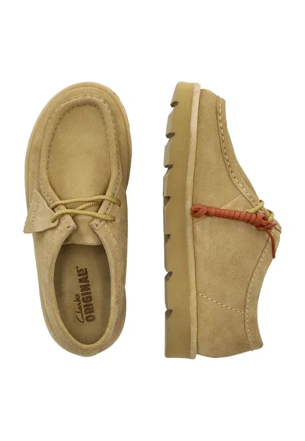 Ботинки Meare walla lace ups Clarks Originals, замша цвета клен — фото 3