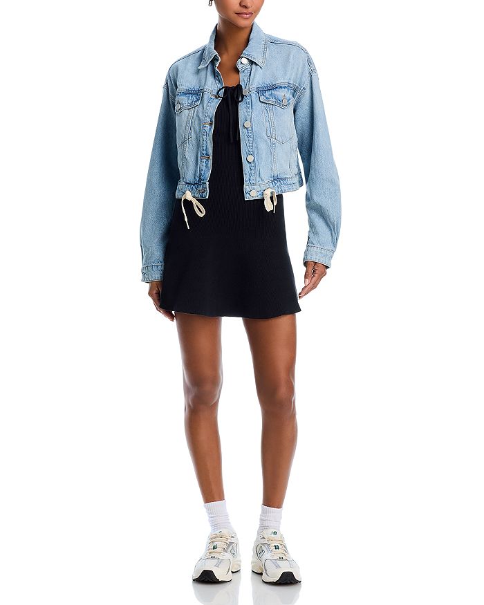 

Джинсовая куртка с завязками BLANKNYC, синий