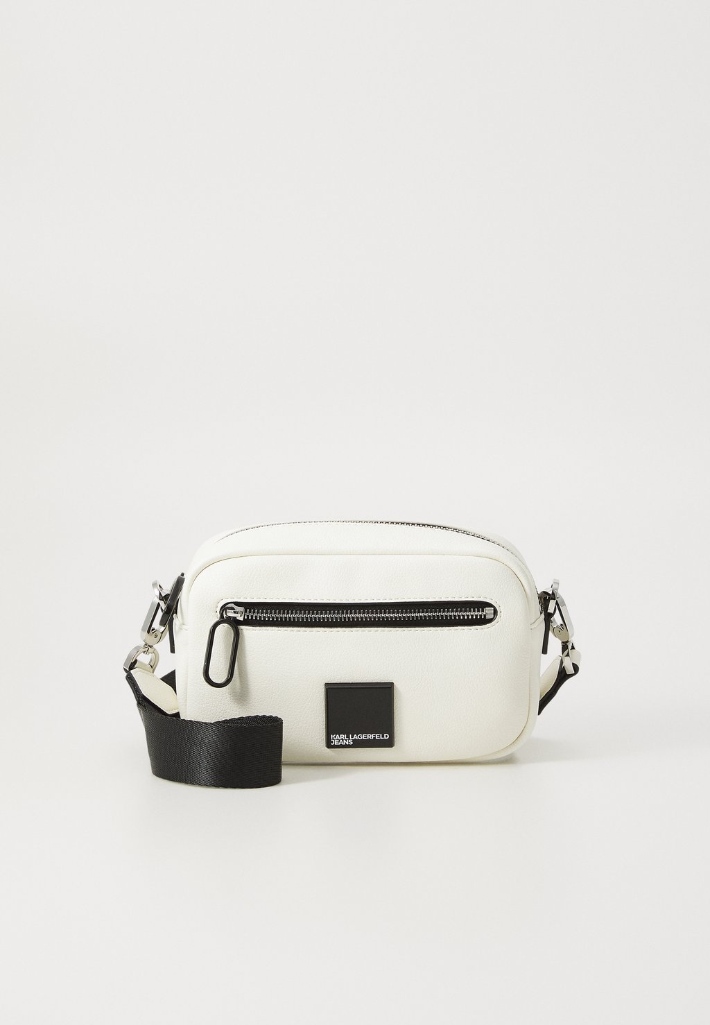 

Сумка через плечо BOX LOGO CAMERA BAG - Across body bag Karl Lagerfeld Jeans, кремовый