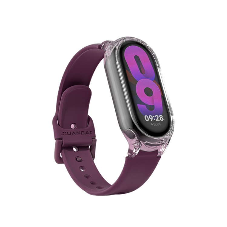 

IBOANN Часы Strap Xiaomi Compatibility Silicone Material, Dark Plum Sauce
