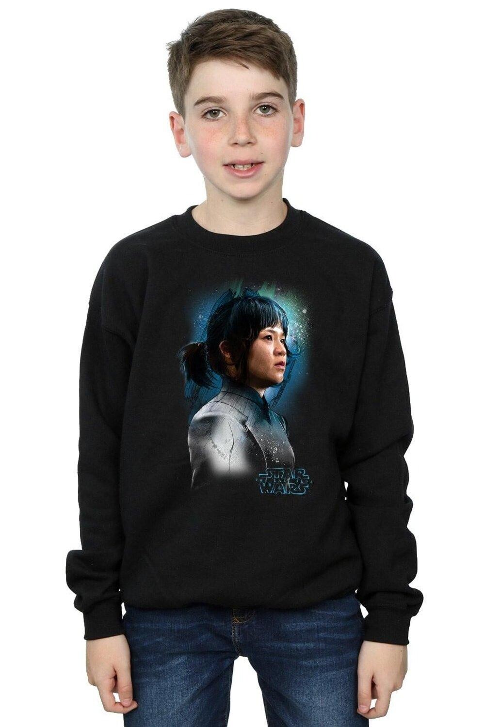

Свитшот с начесом The Last Jedi Rose Tico Star Wars, черный