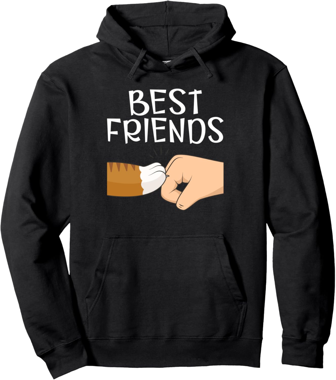 

Худи с надписью «Лучшие друзья» (французский стиль), черное French Bulldog Gifts & Accessories