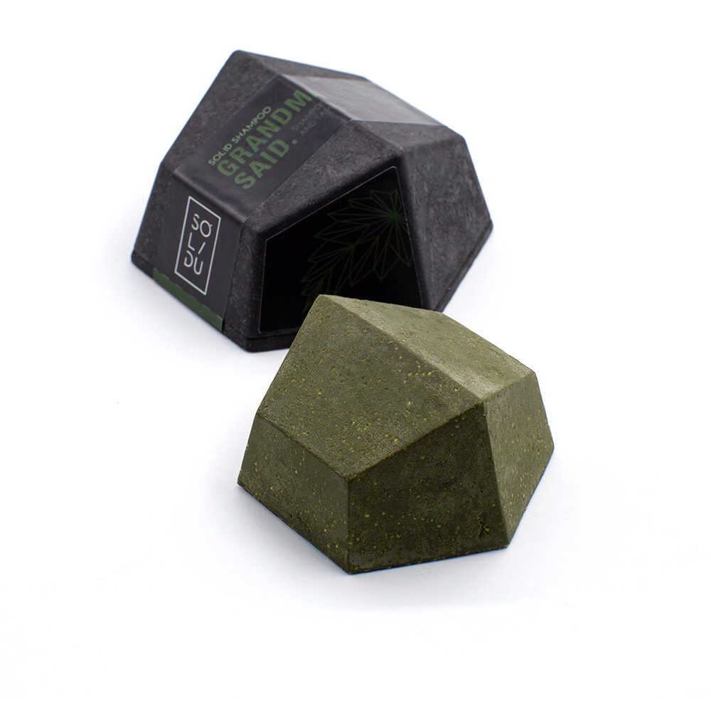 

Шампунь для объема Grandma Said Volume Tamanu Oil & Nettle Shampoo Bar Solidu, 65 гр