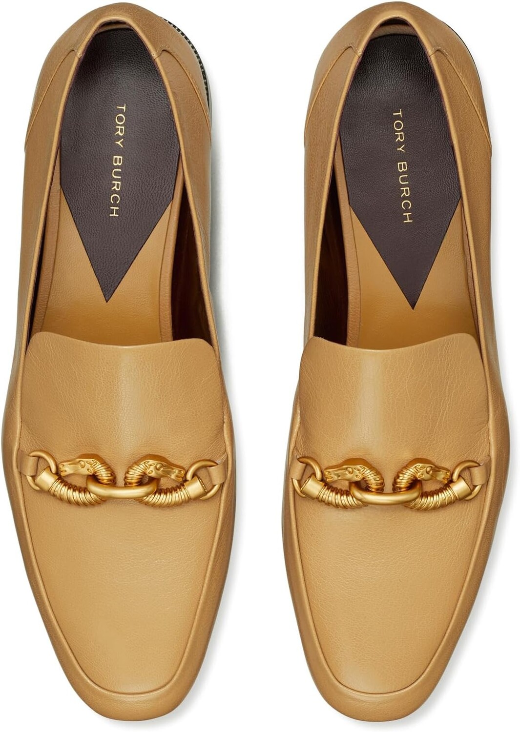 Лоферы Jessa Loafer Tory Burch, цвет Ginger Shortbread/Gold — фото 2