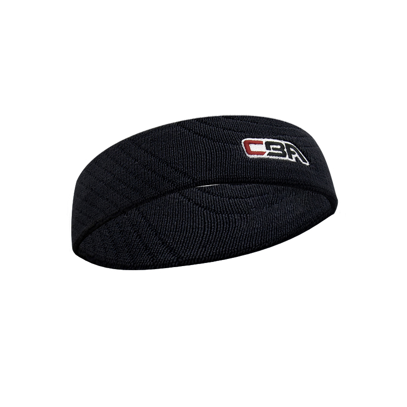 

Повязки на голову CBA эластичные влагоотводящие для игр с мячом 100% хлопок унисекс LINING, черный