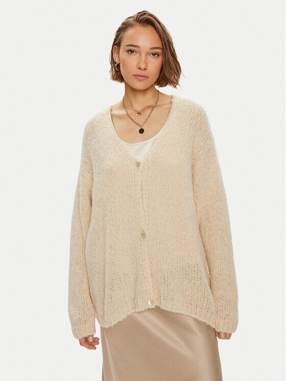 

Кардиган стандартного кроя Weekend Max Mara, экрю