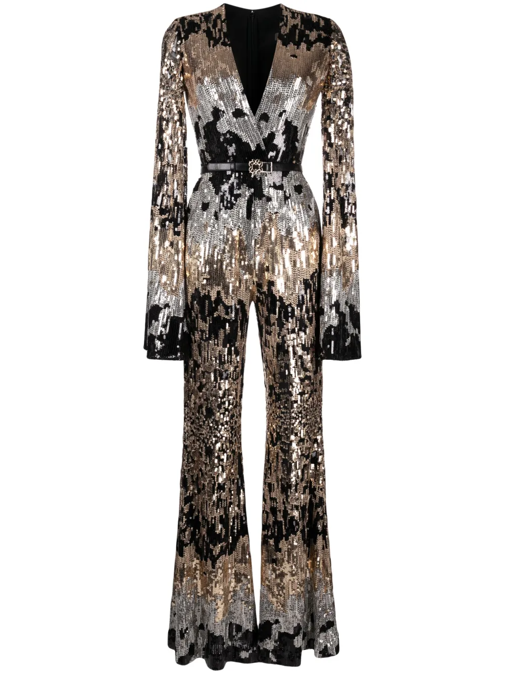

Комбинезон с пайетками Elie Saab, золотой