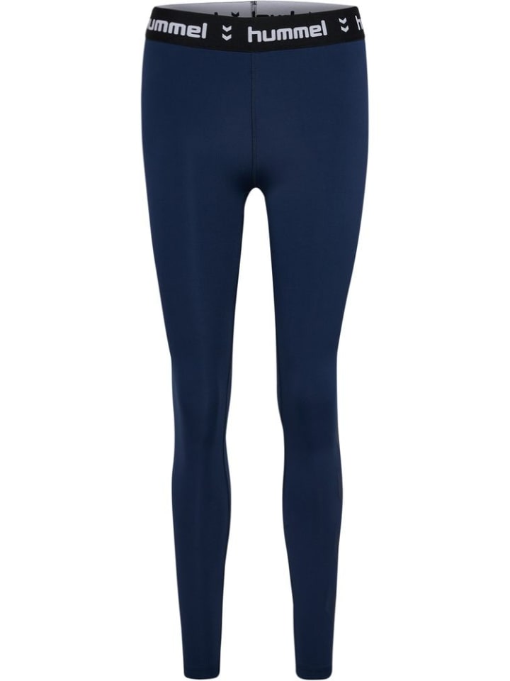 

Леггинсы Pulse Mid Waist Tights синего цвета Hummel