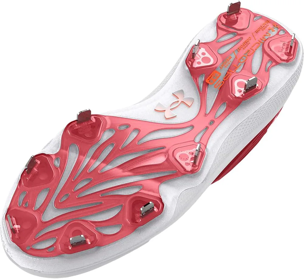 Бейсбольные бутсы Under Armour для мужчин Yard Low Mt, красный — фото 4