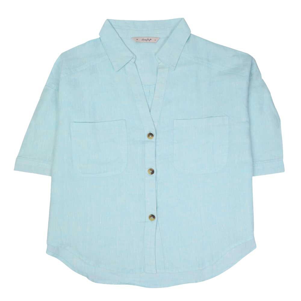 

Рубашка Happy Bay Pure linen light hearted, синий