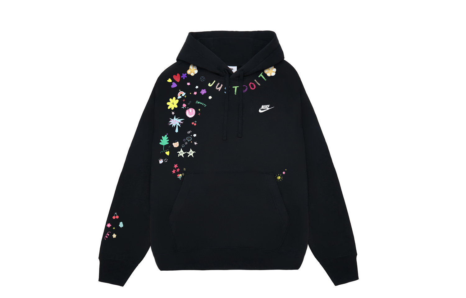 Nike Свитшоты Unisex Black Starry Graffiti — фото 2