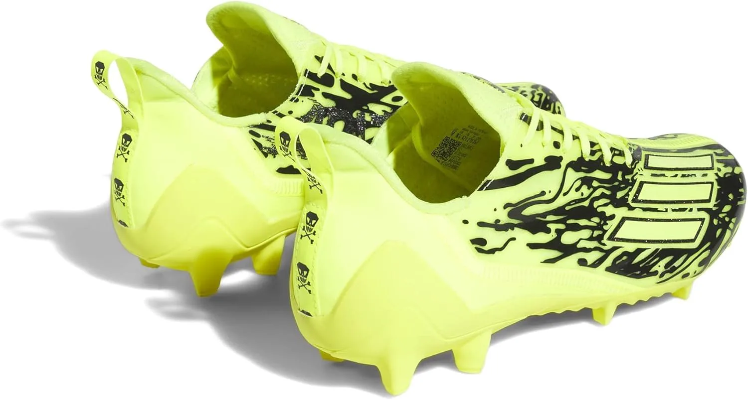Футбольные бутсы Adidas Adizero для мужчин, желтый/черный — фото 3