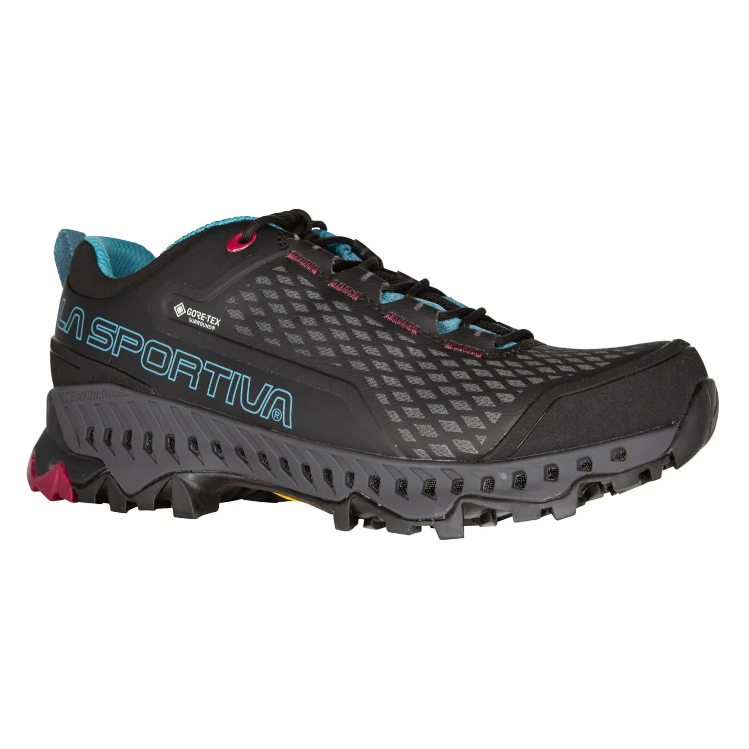 Спортивные туристические ботинки Spire GTX La Sportiva, Black/Topaz — фото 3