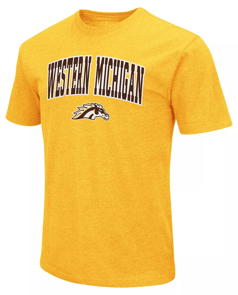 

Мужская золотая футболка Colosseum Western Michigan Broncos