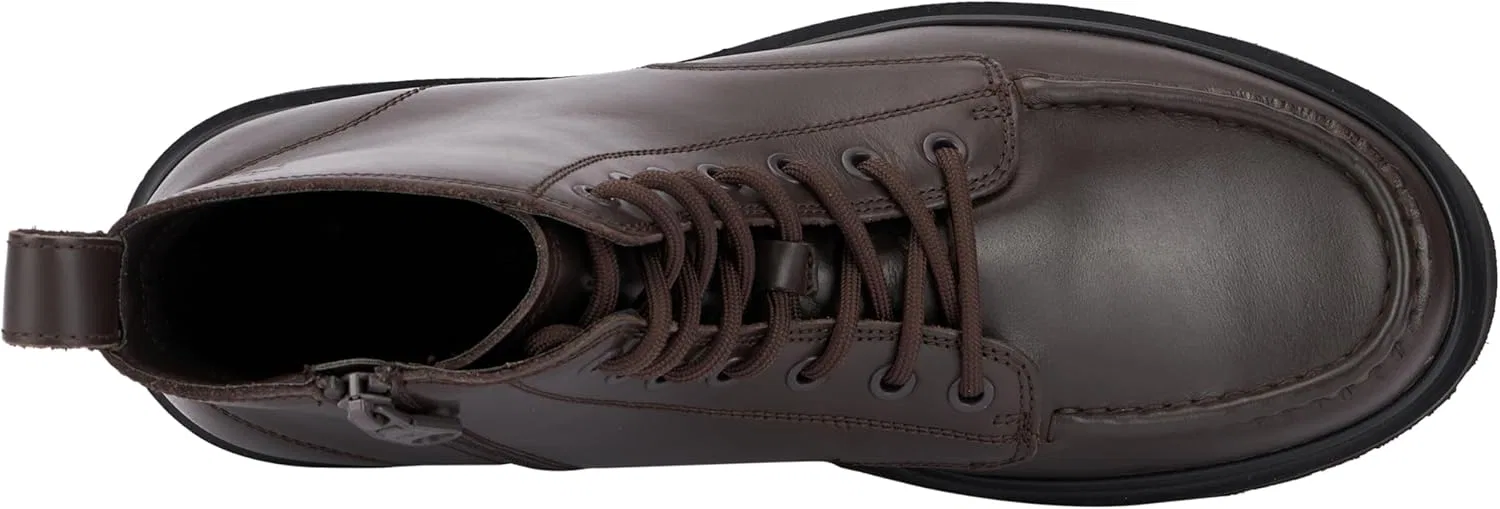 Ботинки среднего размера Calvin Klein Herren Stiefel Eva Laceup из Leder, Black, Dark Brown, Black — фото 3