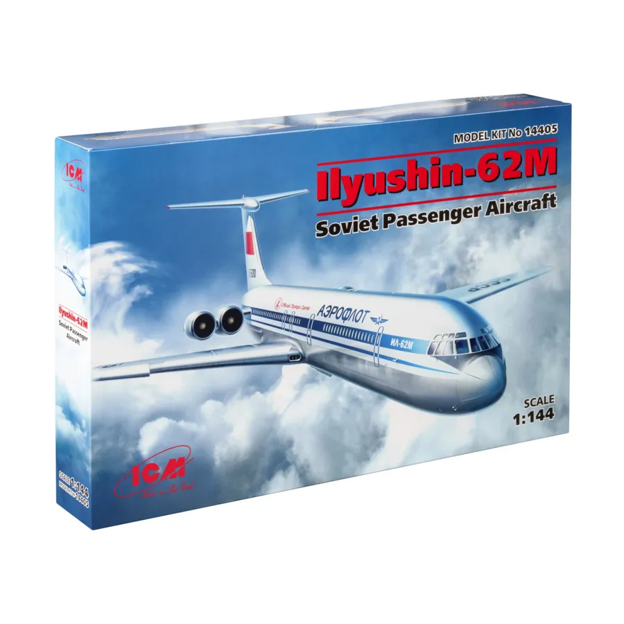

Советский пассажирский самолет Ил-62М, Models 1/144 Scale (ICM)