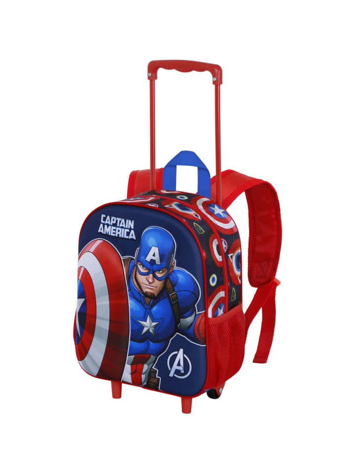 

Marvel Рюкзак Капитан Америка Патриот, маленький, 3D, разноцветный