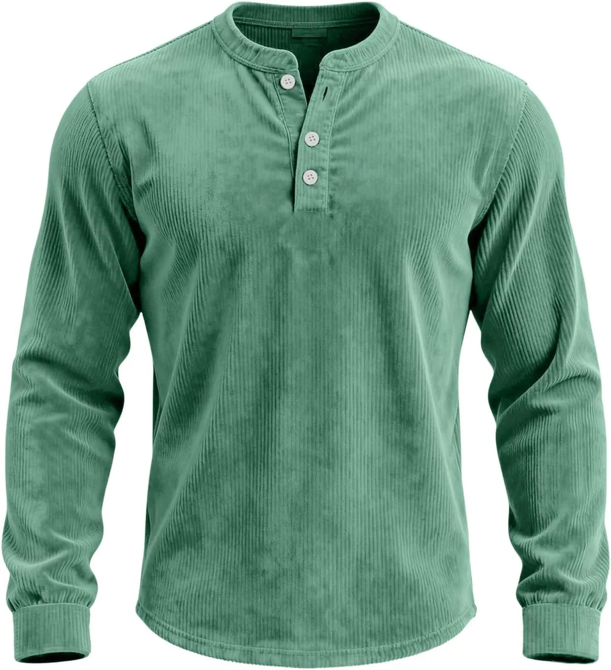 

Хенли для мужчин, лонгслив из вельвета