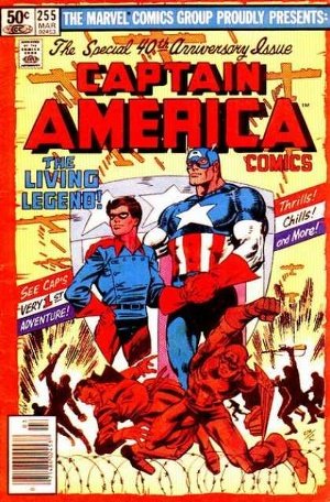 

Captain America #255 "40th Anniversary Special Edition. It Details the Origin of Captain America " (MARVEL COMICS)