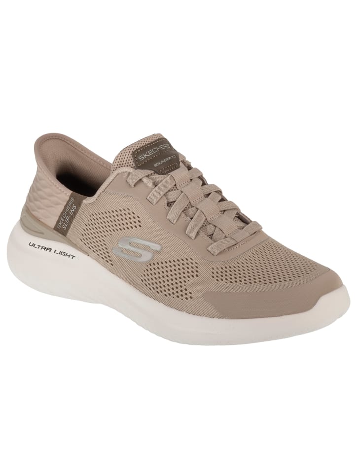 

Кроссовки на шнуровке Skechers, серый
