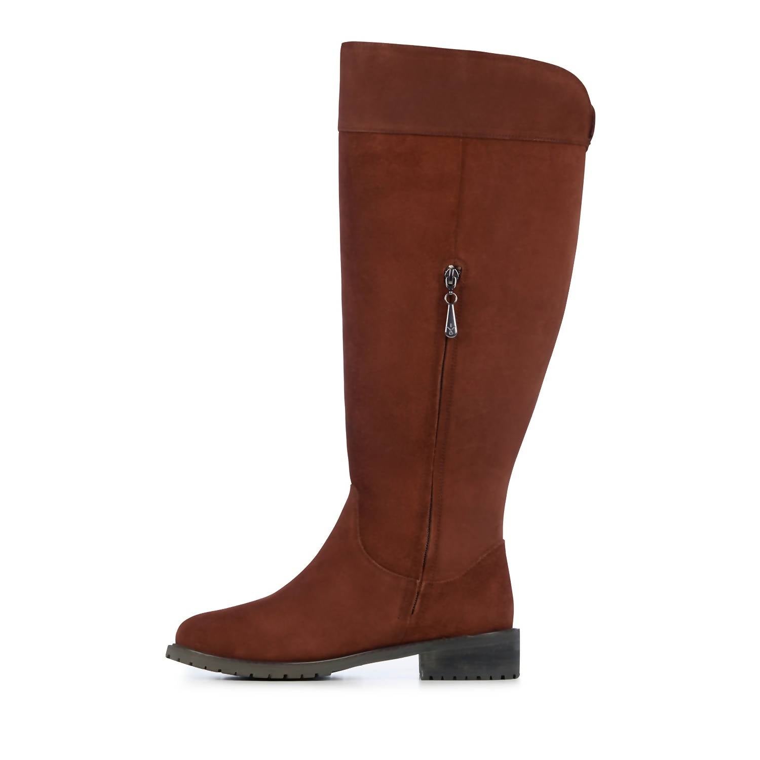 Женские сапоги Hervey Knee High Waterproof Suede Boots в цвете Tawny EMU Australia — фото 4